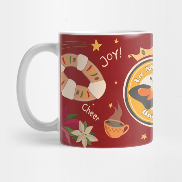 La Monarca Bakery Holiday Mug by La Monarca Bakery